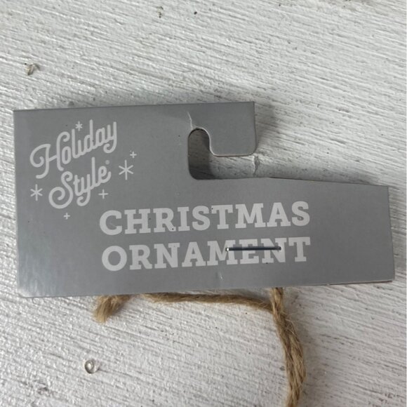 Set Of 7 Holiday Style Christmas Ornaments - Picture 9 of 11